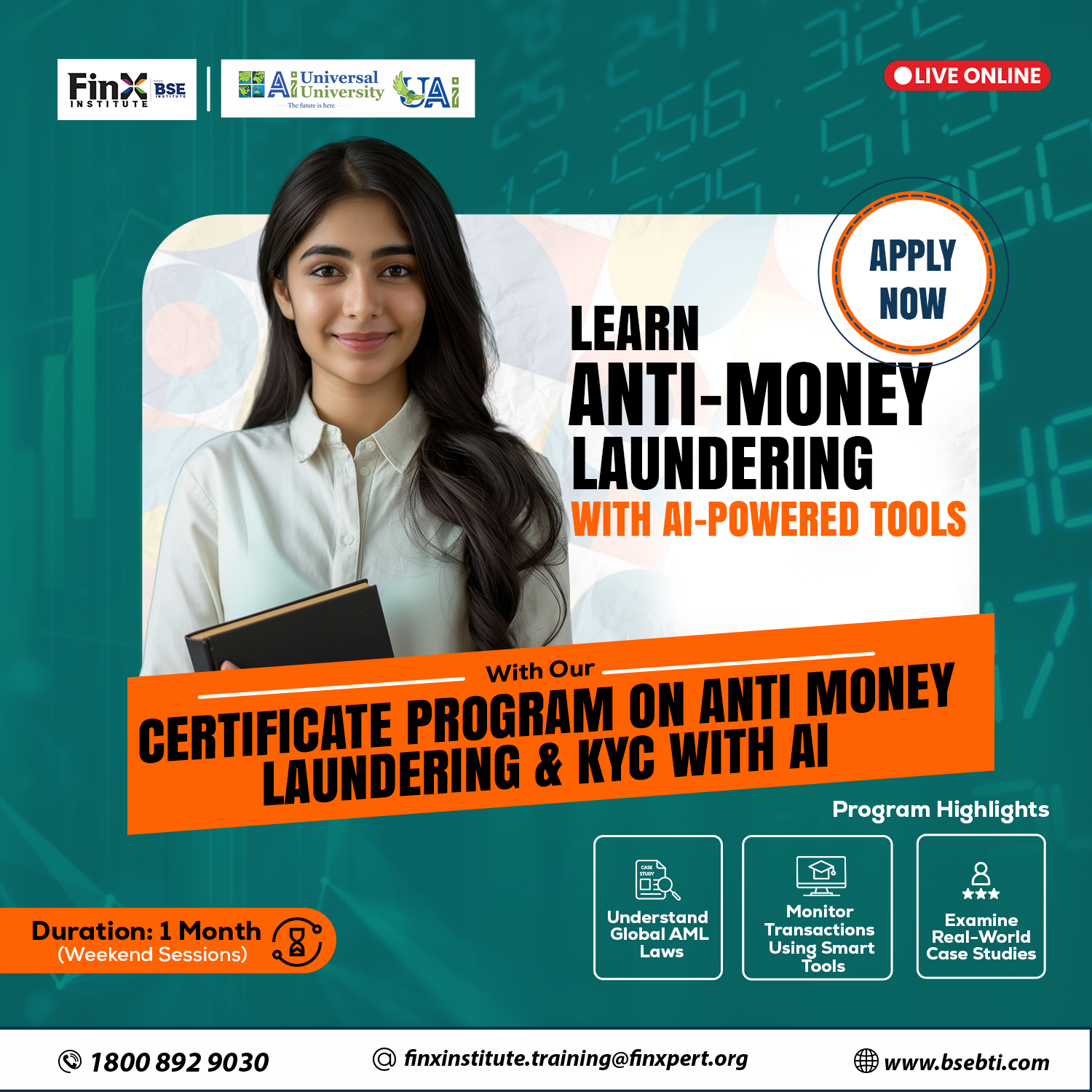 The synergy between Anti Money Laundering, KYC, and AI isn’t just a passing trend — it's becoming a global standard. Join AML & KYC with AI. FinX Institute