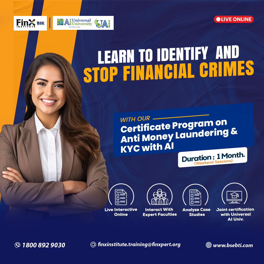 AML, Anti Money Laundering & KYC with AI, Short Term Programs, FinX Institute, FinX